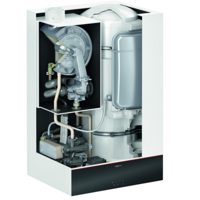 Centrala termica Viessmann Vitodens 111-W cu boiler incorporat 46 l - 25kw, TF - Model 2021